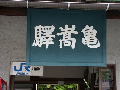 Station name sign symbol travel