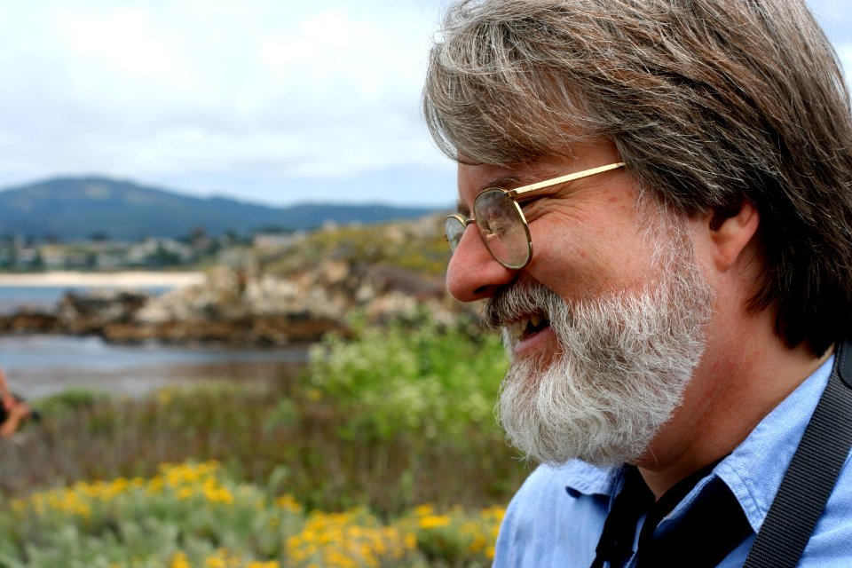 Gardner Contemplates a Photo