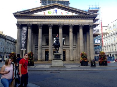 Glasgow The equestrian Wellington Statue