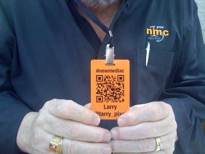 Larry's Tweetup Badge
