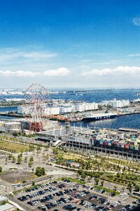 Odaiba landscape blue white-a surname photo