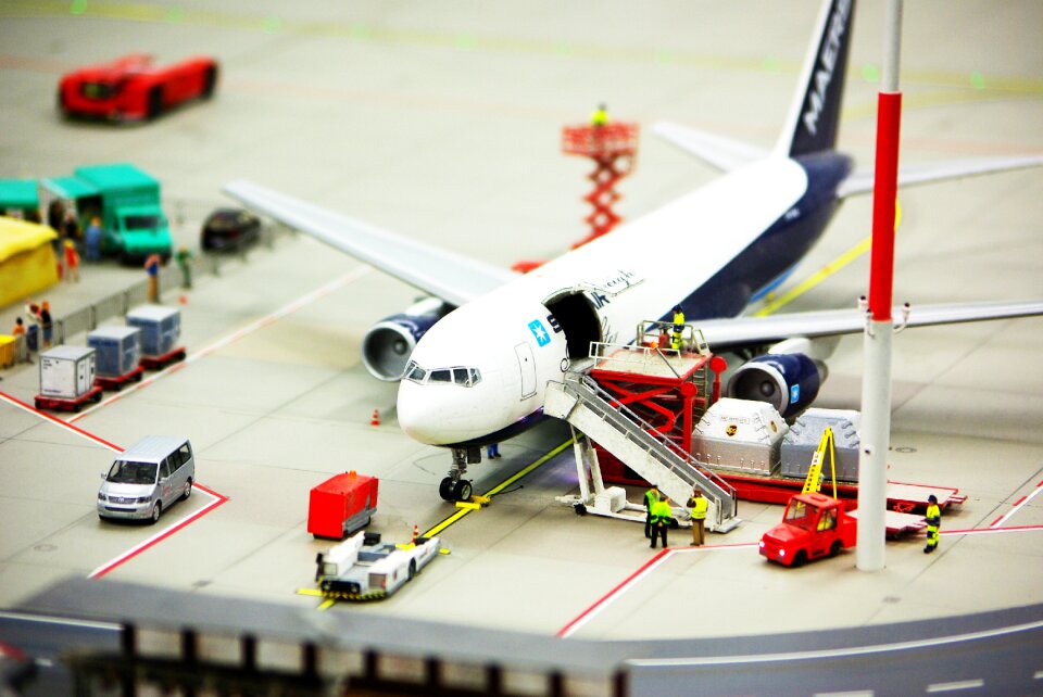Airplane flight transportation
