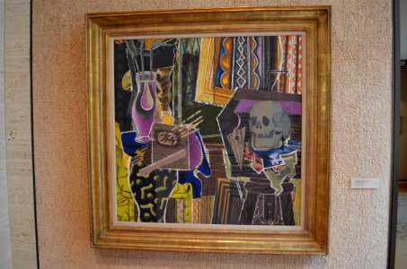 Georges Braque  The Easel (Le chevalet) or Vase, Palette and Skull
