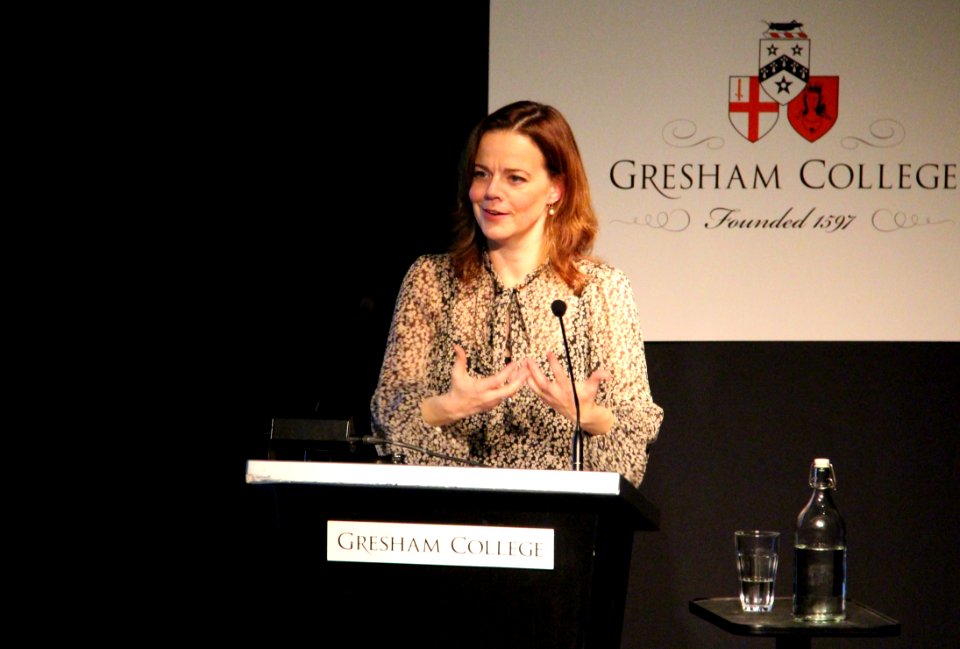 Helen Castor, Historian of Medieval England, giving a Gresham College lecture