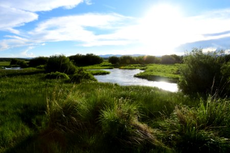 Illinois River on Arapaho National Wildlife Refuge