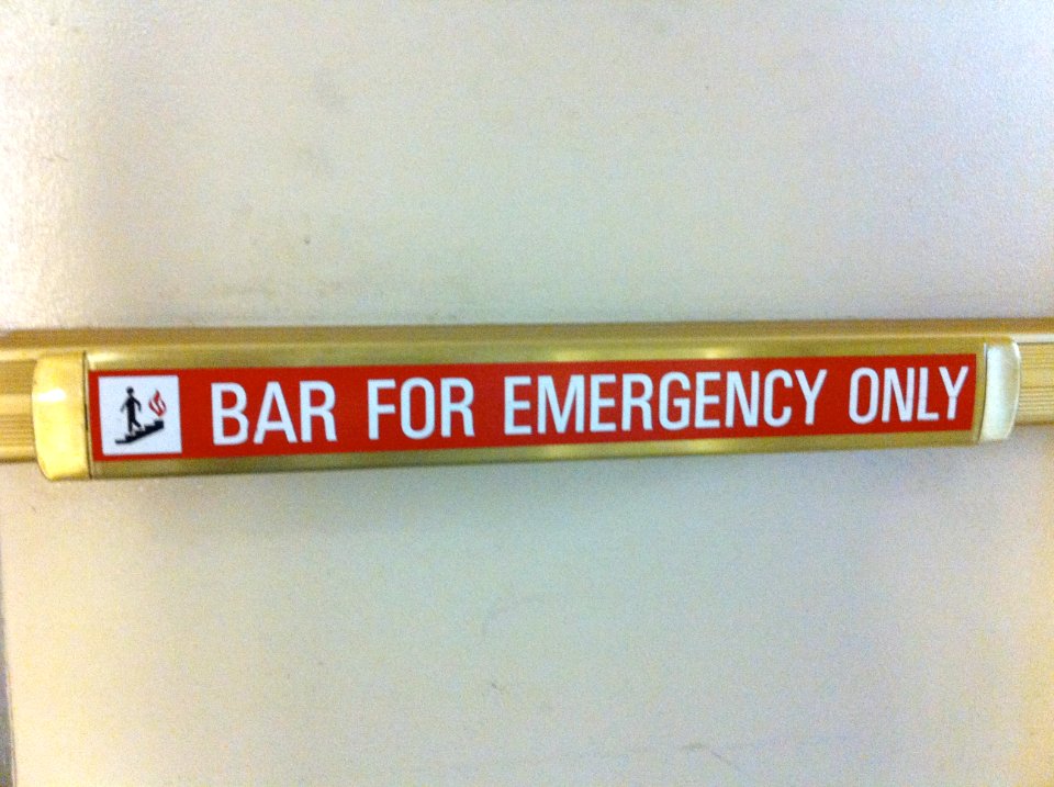 Drink Only in Emergency