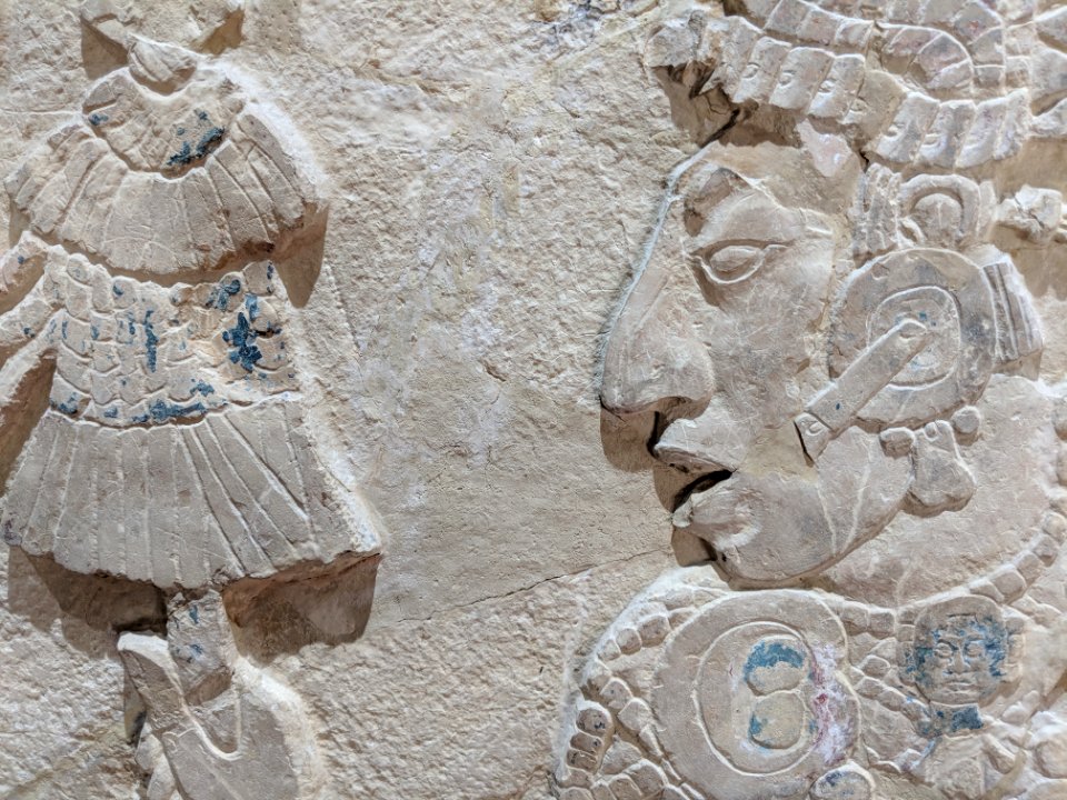Mayan relief detail
