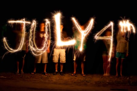 4th of july celebration pyrotechnics photo