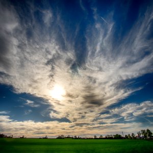 Sonne Richtung Monheim