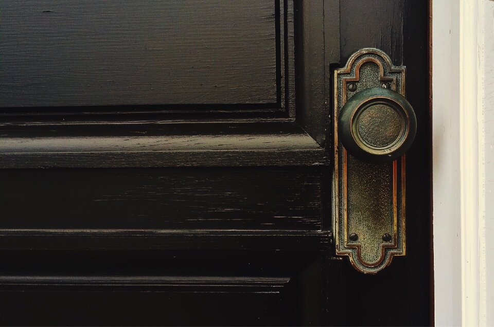 Antique house gray house