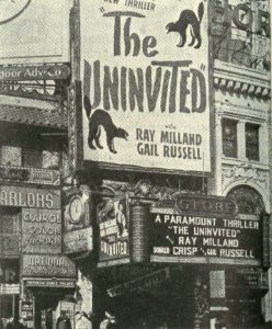 Monstrous Marquee - Uninvited, The - Globe - New York City, New York - 1944 - (Premiere theatre)