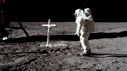 Buzz Aldrin's Apollo 11 Christian Communion Regret photo