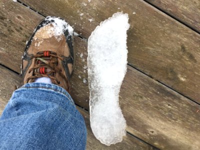 Snow Foot Cast
