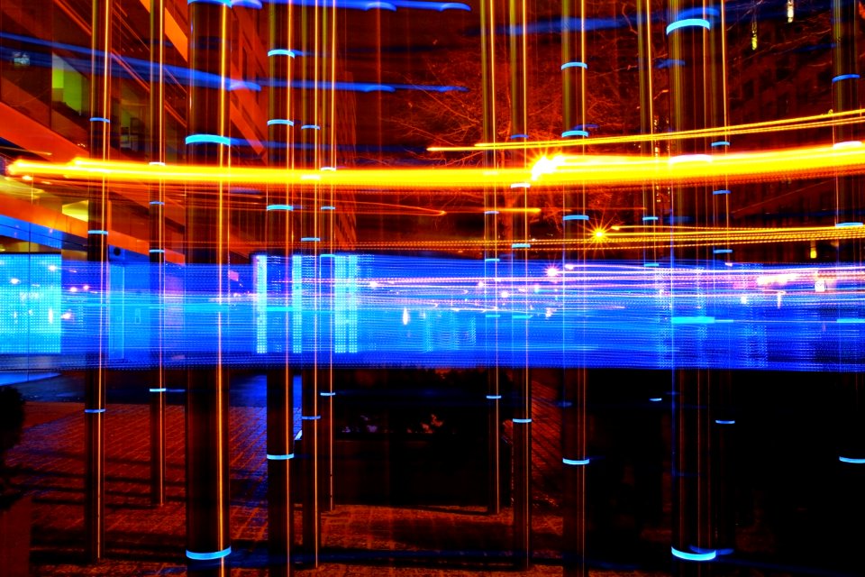 Light Poles in Motion