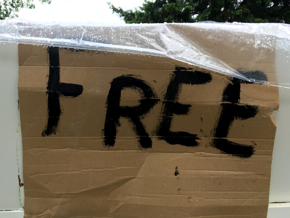 Free As in Rain Soaked Cardboard