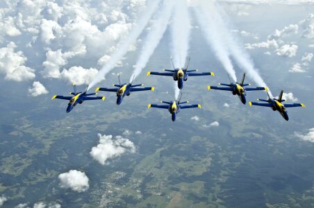 Blue angels navy usa photo