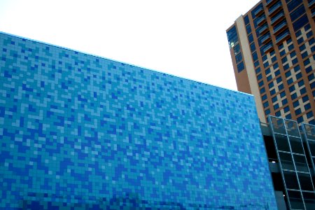 Pixelated Building photo