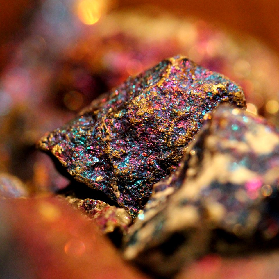 Chalcopyrite (Peacock Ore)