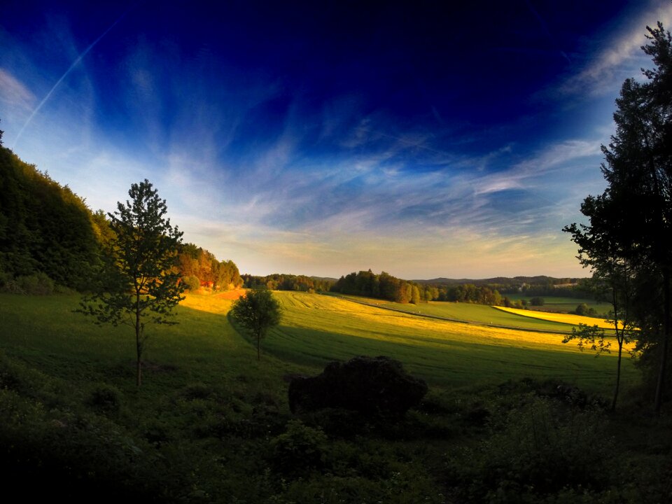 Rural agriculture landscape