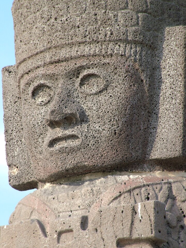Archeology tourism stone sculpture