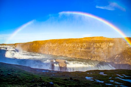 Gullfoss, Ísland.