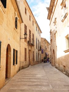 Mallorca houses row of houses photo