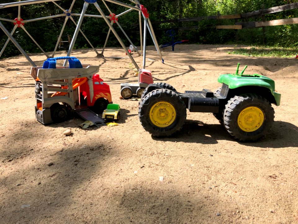 Toys Not Socially Distanced