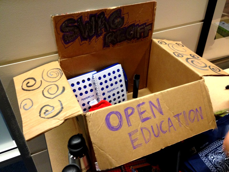Swag at Open Educatiom 2012