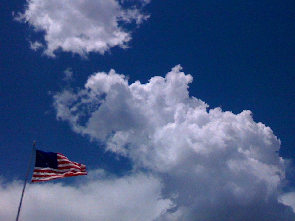 Patriotic Skies over Payson