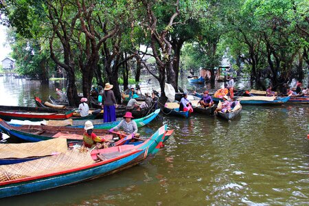 Village floating siem reap