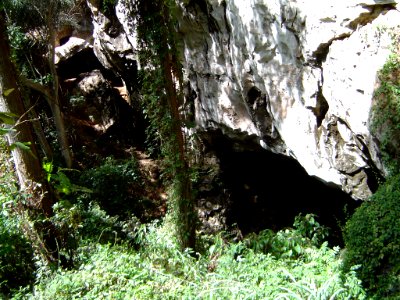 Entrada para uma galeria