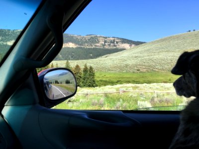 Watching the Bighorn Mountains roll By photo