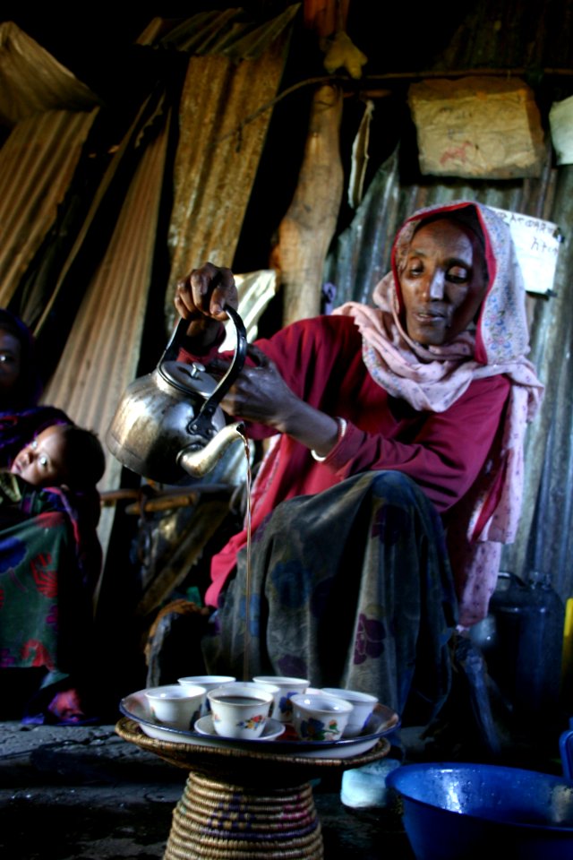Tea Ceremony, Simien Mountains National Park, Ethiopian Highlands