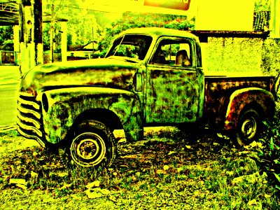 An old truck photo
