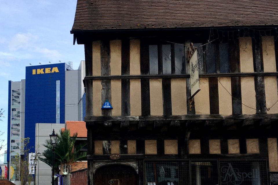 Old Coventry Towered Over by Ikea