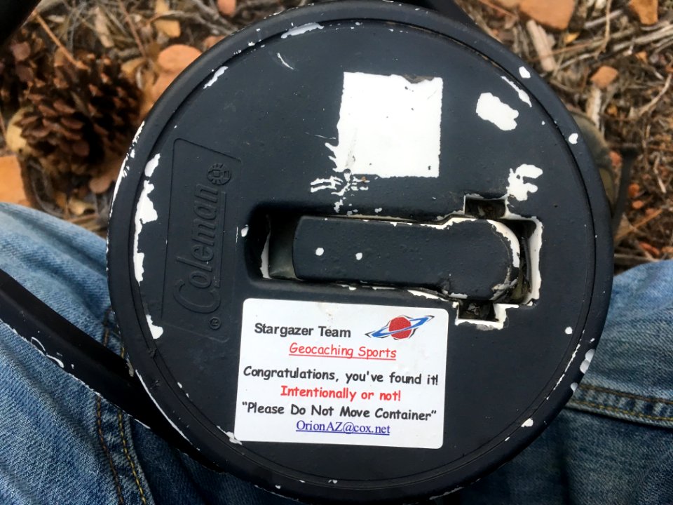 I Stumbled onto a Geocache!
