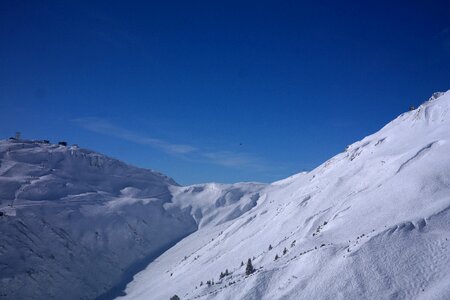 Mountains mountain peaks wintry photo