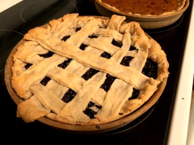 Saskatoon Berry Pie photo