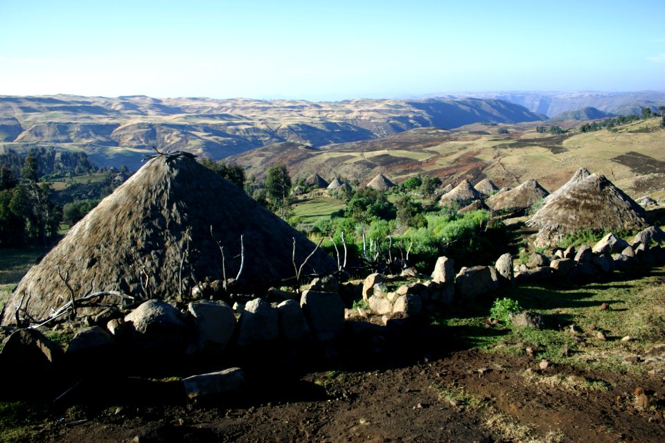 Gich Village, Simien Mountains National Park, Ethiopian Highlands