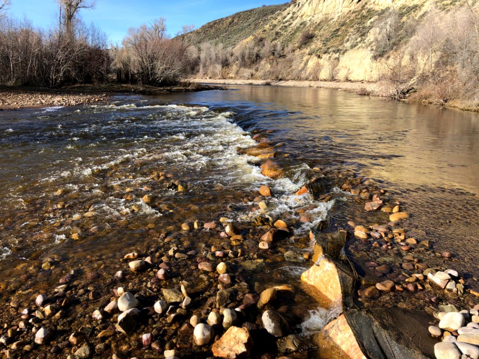 Bear River irrigation diversion. After redesign.
