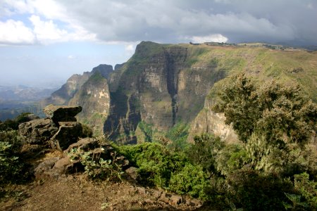 Escarpment, Simien Mountains National Park, Ethiopian Highlands photo