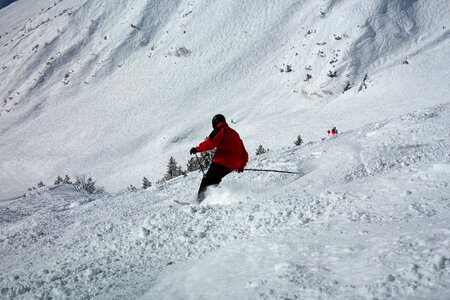 Departure ski area snow