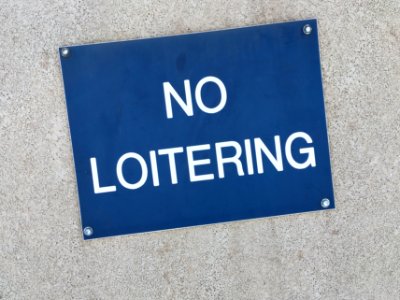 Loitering Did Occur for this photo