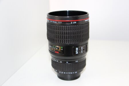 Lens cup trinkbecher photo