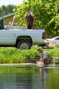 Summer pond work at Gavins Point NFH photo