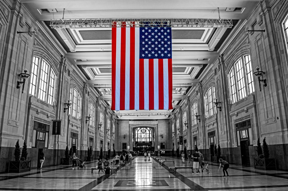 Old Glory at Union Station, Kansas City