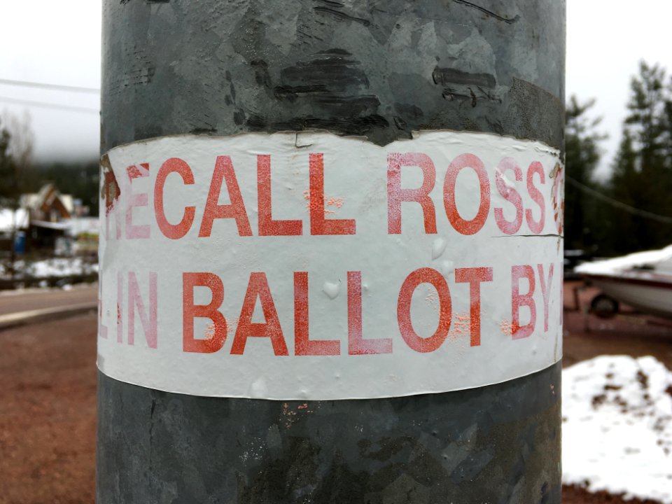 They Are Still Trying to Recall Ross