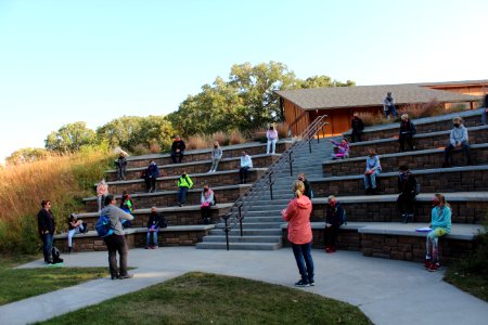 Socially distanced Outdoor Classroom at White Horse Hill Game Preserve
