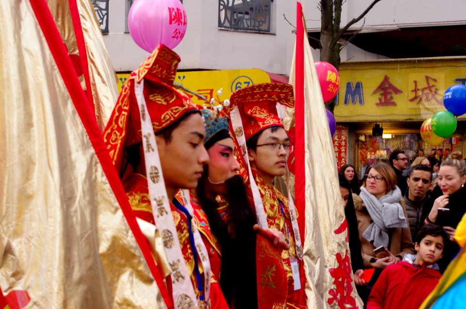 vieux sage au nouvel an chinois