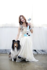 Shooting model musician